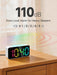 110dB Extra Loud Alarm Clock for Heavy Sleepers Adults, Digital Clock with 7 Color Night Light, RGB Display, Dual USB Charger, Small Clocks for Bedrooms, Kids, Teens (White+RGB)