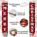 Christmas Decorations Merry Christmas Banner Xmas Porch Door Sign 72"X12"