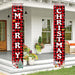 Christmas Decorations Merry Christmas Banner Xmas Porch Door Sign 72"X12"