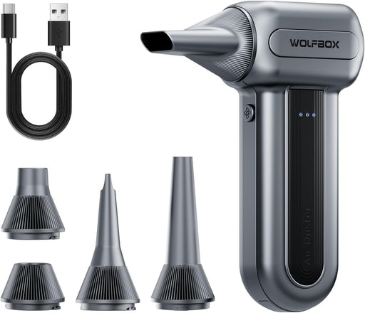MF70 Compressed Air Duster, 3-Speed Adjustable, Electric, Cordless