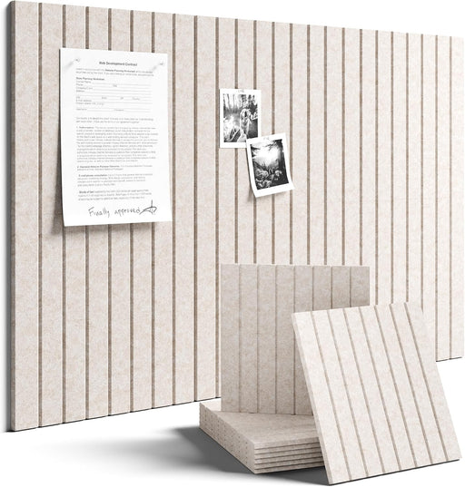 36" x 24" Large Felt Bulletin Board, Oatmeal