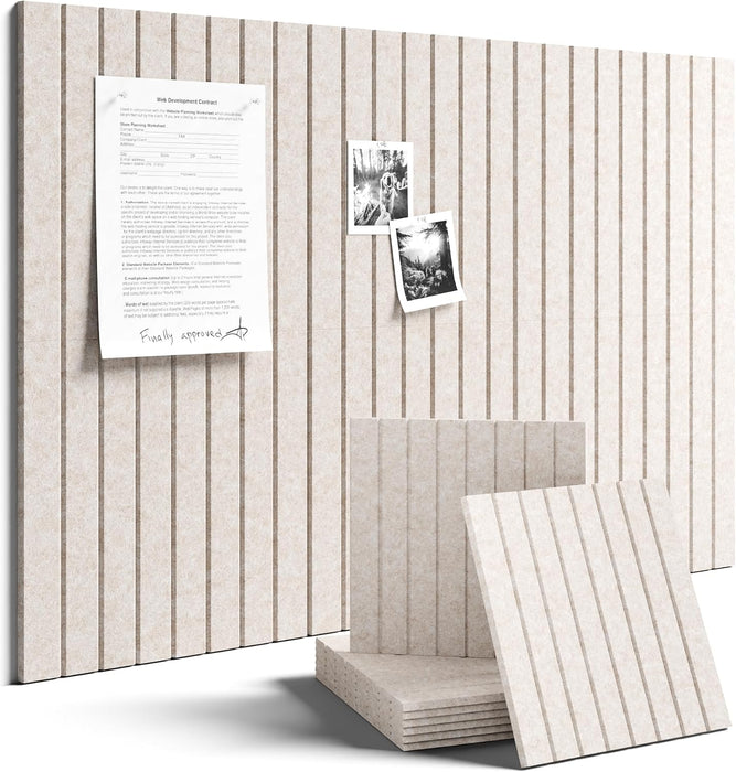36" x 24" Large Felt Bulletin Board, Oatmeal
