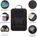Backseat Car Organizer w/ 10 Storage Pockets 11" Tablet Holder, 2 PCS Black
