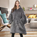 Wearable Blanket Hoodie, Oversized Sherpa Hooded Blanket Sweatshirt, Super Warm and Cozy Hoodie Blanket for Women Men Adults