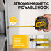 2-in-1 Laser Tape Measure, 197Ft Rechargeable Laser Measuring Tool & 16Ft Measuring Tape with LCD Display - Pythagorean, Area, Volume Digital Tape Measure for Construction & DIY (M/in/Ft)
