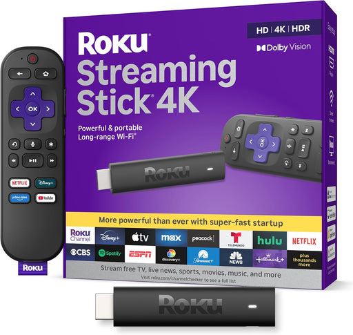 Streaming Stick 4K with Voice Remote - HDR10+ & Dolby Vision