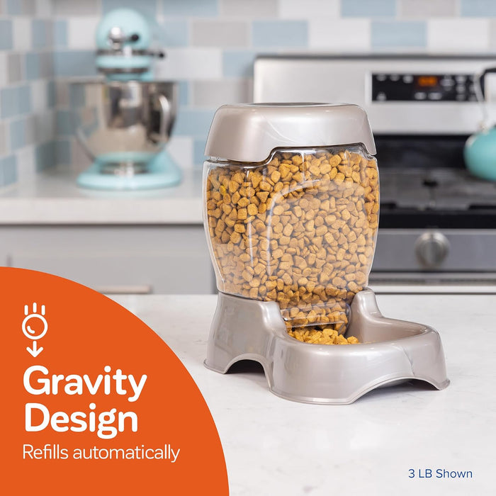 Pet Cafe Feeder for Dogs and Cats, Pearlescent