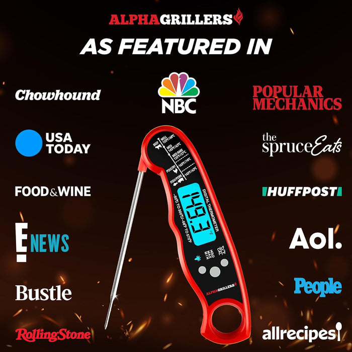 Instant Read Meat Thermometer Digital, Cooking, Food, Grill