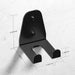 Olympic Barbell Hanger,Garage Gym Bar Wall Rack,Vertical Barbell Mount Rack,Black Powder Coated,Space Saving Commercial 