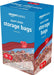 Slider Quart Food Storage Bags with Stand-Up Bottom, Easy to Fill, BPA Free, 120 Count (Previously Solimo)