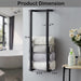 Towel Rack for Rolled Towels, Towel Rack for Bathroom,Wall Mounted Metal Bathroom Organizer, Bath Towel Holder Wall for 