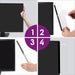 Office Desk Accessories 2pcs Computer Monitor Memo Board Office Supplies
