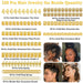 220 Pcs Gold Hair Jewelry for Braids, Loc Jewelry for Hair Dreadlock, Loc Charms for Women, Metal Gold Braid Rings Cuffs