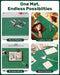Self Healing Cutting Mat, 11" x 17", Double-Sided Rotary Cutting Mat for Sewing, Quilting, Scrapbooking & Craft, Craft C