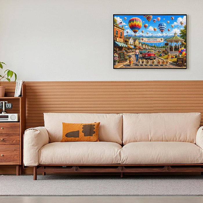 500 Piece Puzzles for Adults, Hot Air Balloon Festival Jigsaw Puzzle