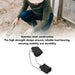 Knee Seat Gardening Tool Stainless Steel Ergonomic Ankle Support Multifunctional Knee Seat Leg Brace for Gardening Work