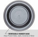 Bella Dog Bowls- Stainless Steel Dog & Cat Bowls - Spill Proof Dog Food Bowl, Cat Bowl, Puppy Essentials & Pet Supplies 