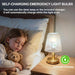 2 Pack Rechargeable Light Bulbs, A19 E26 9W 3000K Warm