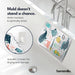 Bathtub Mat Non Slip Kids 40x16 Baby Bath Mat Non Slip Anti Mold