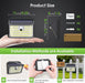 Solar Motion Lights Outdoor, Ultra Bright Solar Fence Lights with Motion Sensor, IP65 Waterproof Security Light 3 Modes,