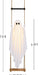 Halloween Decorations Outdoor 3.7FT Pre-Assembled Hanging Swing Ghost