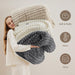 Soft Sherpa Blanket Fluffy Throw Gift Beige 50"x60"