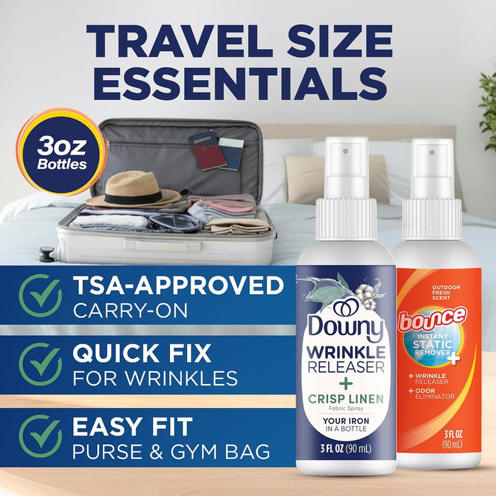 Wrinkle Release Spray Bundle w/Bonus 3oz Bounce Spray Sample - 2 Pack