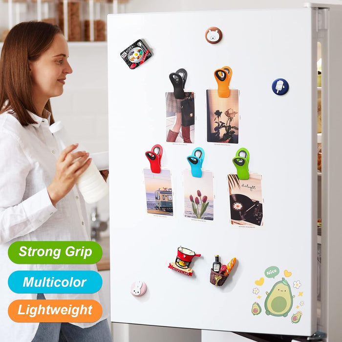 12 Pack Chip Clips Bag Clips, Magnetic Bag Clip for Food Storage