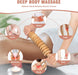 Wood Therapy Massage Tools 3 in 1,Wooden Lymphatic Drainage Massager, Body Sculpting Tools Cellulite Massager for Maderoterapia, Body Contouring, Relief Muscle, Anti-Cellulite