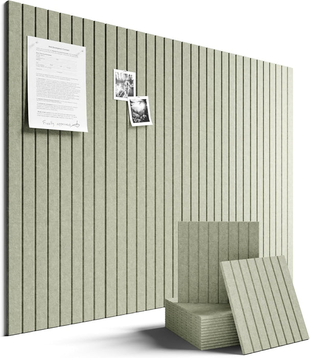 48" x 36" Large Felt Bulletin Board, Sage