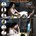 LED Desk Lamp with Clamp, 17" Stepless Dimming Light, Black
