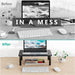 Dual Monitor Stand for Desk, Adjustable Laptop Riser, up to 44 lbs