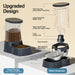 Automatic Dog Water Dispenser & Feeder Food Set, 304 Stainless Steel Bowls