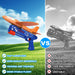 3 Pack Airplane Launcher Toys, 13.2'' LED Foam Glider