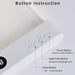 Book Light, Rechargeable Clear LED Flat Book Lights for Reading in Bed at Night with Dimmable 3 Colors & Timer, Full Pag