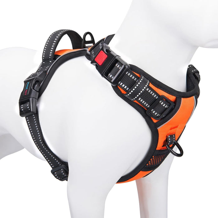No Pull Dog Harness Medium Reflective Front Clip Vest with Handle