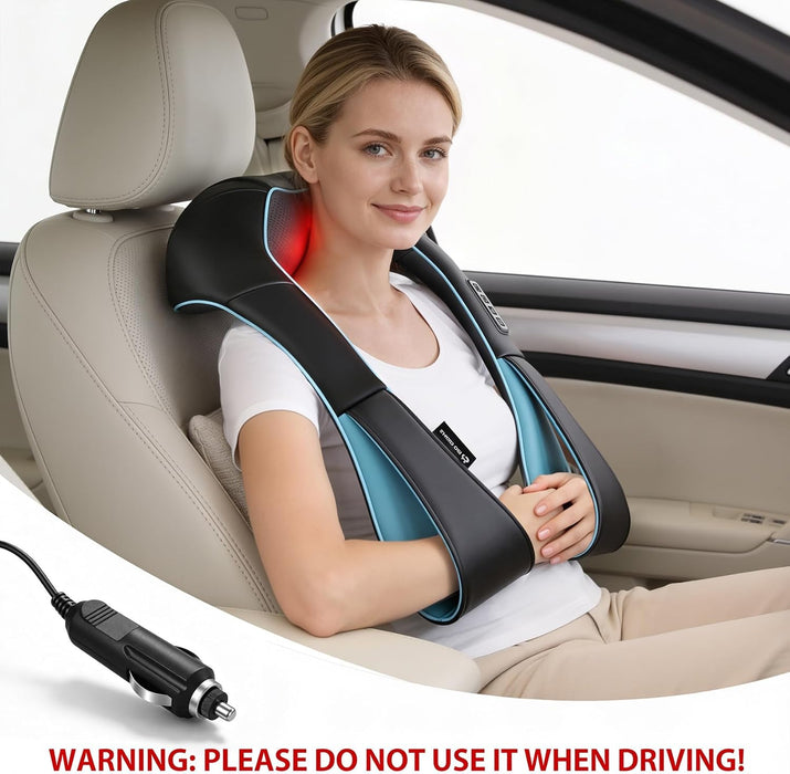 Women Men Gifts, Shiatsu Back Shoulder & Neck Massager with Heat