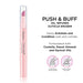 Push & Buff 2-in-1 Cuticle Care Treatment Pen | Exfoliates, Polishes and Smooths Cuticles | Textured Tip for Instant Results | Easy, Mess-Free Nail Care on the Go