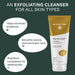 Glycolic Acid Face Wash - Facial Cleanser and Scrub - 10% Glycolic Acid, AHA - Salicylic Cleanser - 6 fl. oz