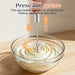 Stainless Steel Hand-Push Rotary Whisk Food-Grade Rust-Resistant Sturdy Riveted Construction Semi-Automatic Design Versatile for Cooking Blending Whisking Beating and Stirring Tasks Easy to Clean