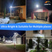 Solar Lights Outdoor, IP66 Waterproof Street Lights Outdoor, TW001