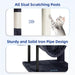 Cat Tree, Cat Tower for Indoor Cats, 43.3 inch Cat Tree Tower with Sturdy Steel Tube, Hammock, Cat Condo for Small Cats and Kittens, Scratching Post, Smoky Gray GCT004SG