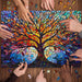 Stained Glass Puzzle Tree of Life Puzzles for Adults 1000 Pieces, Impossible Hard Difficult Challenging Puzzles for Adul