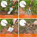 Gardening Tool Set,  Stainless Steel Heavy Duty Gardening Tool Set, with Non-Slip Rubber Grip, Storage Tote Bag, Outdoor Hand Tools, Ideal Gardening Gifts for Women