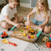 4 Pack 6 Qt Plastic Storage Bins with Lids, Clear Sensory Bins
