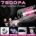 17pcs Car Cleaning Kit, Pink Car Interior Detailing Kit with High Power Handheld Vacuum, Detailing Brush Set, Windshield Cleaner, Cleaning Gel, Complete Auto Accessories for Women Gift