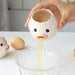 Egg Yolk Separator, HQ Creative Ceramics Cute Little Chicken Egg Yolk White, Funny Style Simple Automatic Separation Baking Assistant Tool (Upgrade Yellow Chick)