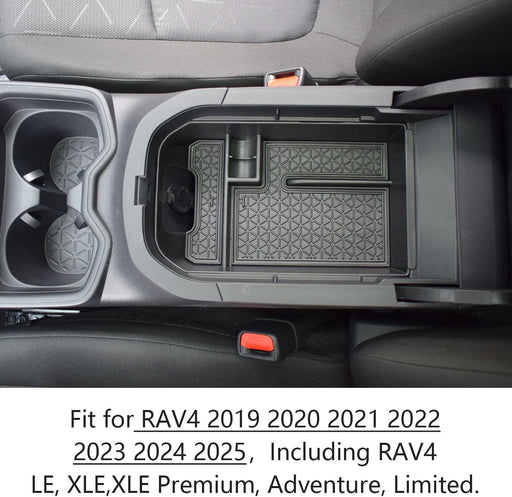 Center Console Organizer Tray for Toyota RAV4 2019-2025, 21-2025 RAV4 Prime