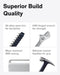 18-Piece Home Tool Kit with Electric Screwdriver & LED, 3 Torque Modes