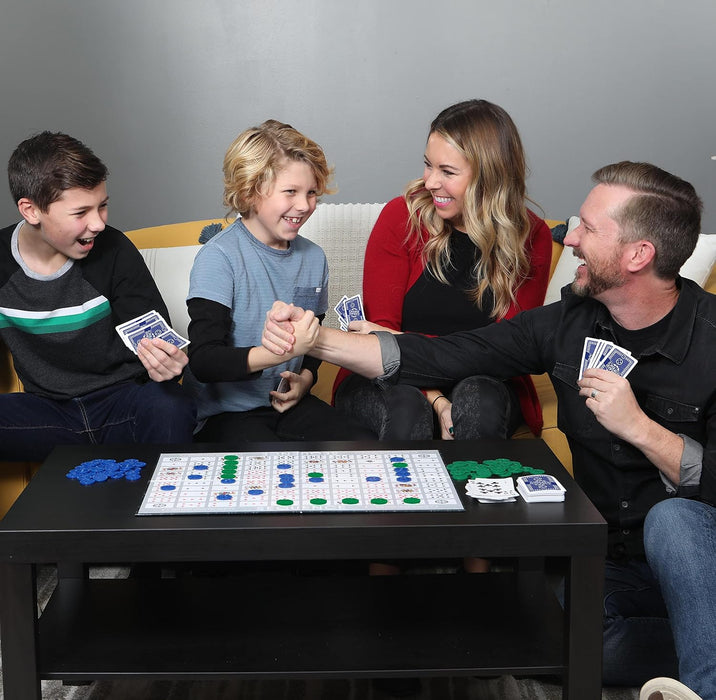 SEQUENCE- Original SEQUENCE Game with Folding Board, Cards and Chips by  ( Packaging may Vary ) White, 10.3" x 8.1" x 2.31"
